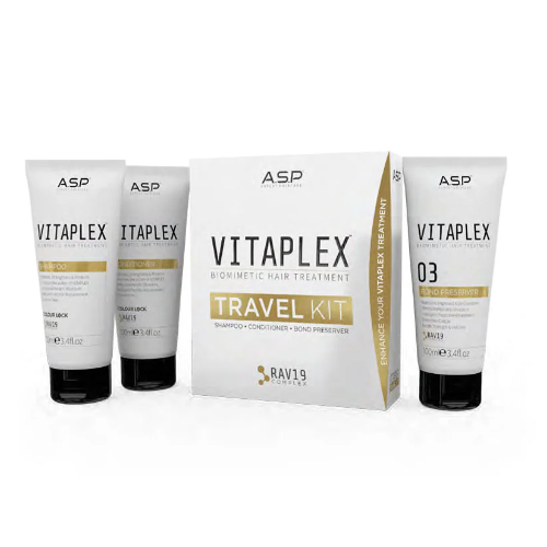 VITAPLEX Travel Kits Shampoo, Conditioner & Bond Preserver