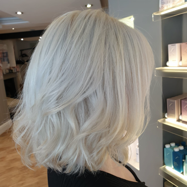 Gorgeous clean silver blonde